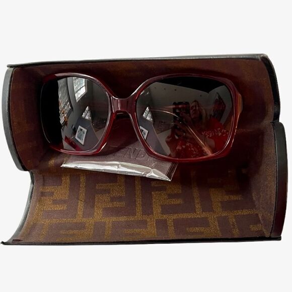 Fendi Crystal Logo Sunglasses FS5267R main image 6